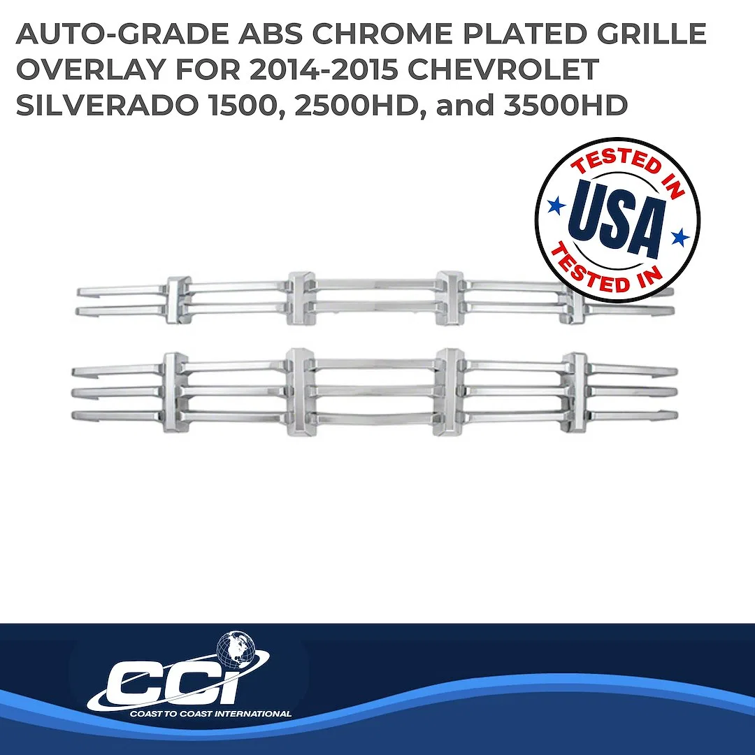 IWCGI125 – COAST2COAST Grille Insert, Overlay 2 Piece Chrome Plated ABS Plastic - view 2